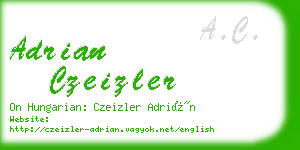 adrian czeizler business card